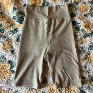 Jungmaven beige bike shorts